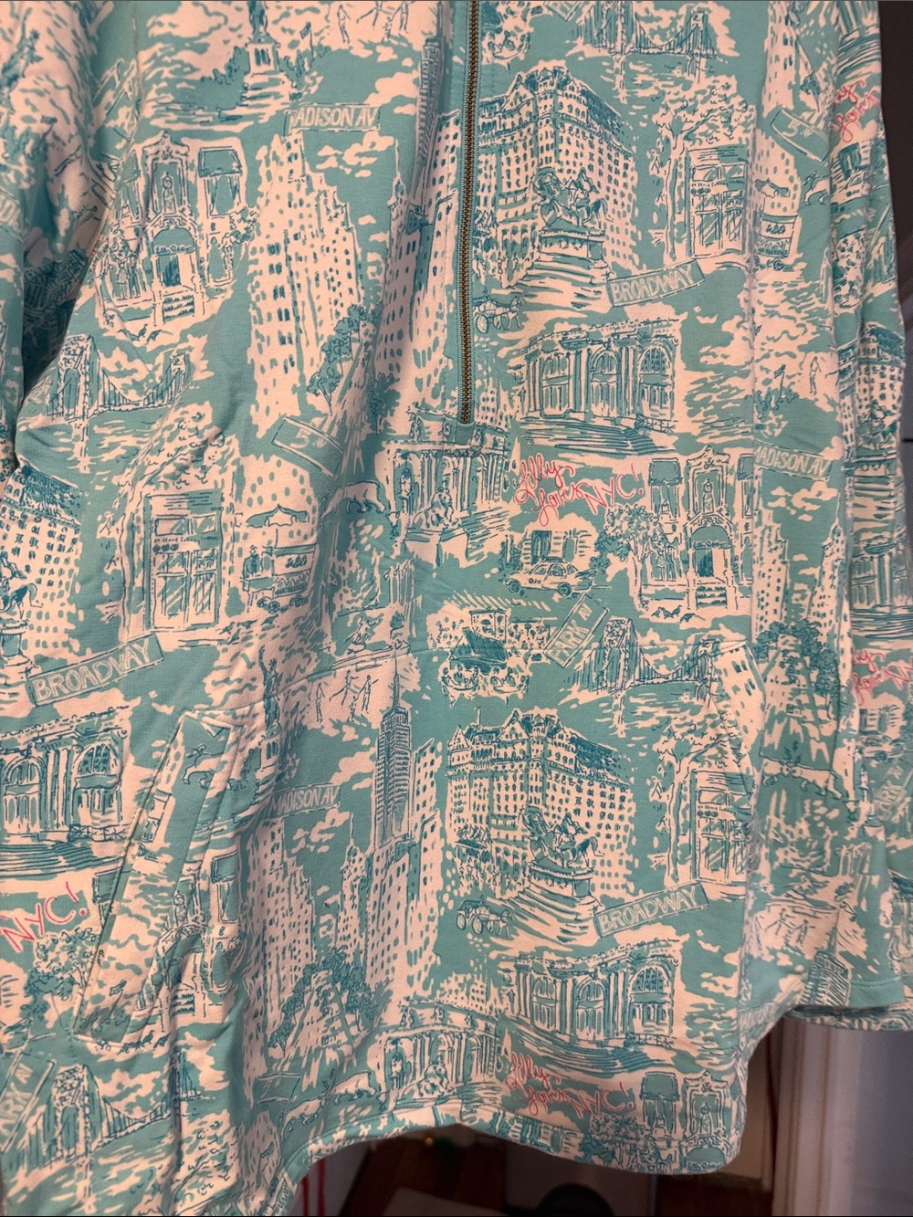 Lilly Pulitzer NYC Half-Zip Pullover - Picture 5 of 5